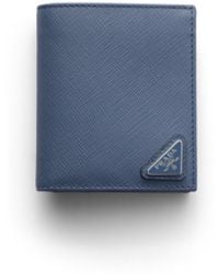 Prada - Geldbörse Aus Saffiano-Leder, Herren - Lyst
