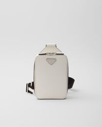 Prada - Brique Tasche Aus Saffiano-Leder - Lyst