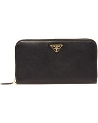 Prada - Saffiano Leather Wallet - Lyst