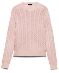 Prada - Wool And Cashmere Crew-Neck Sweater - Lyst