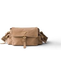 Prada - Explore Medium Nappa Leather Shoulder Bag With Flap - Lyst