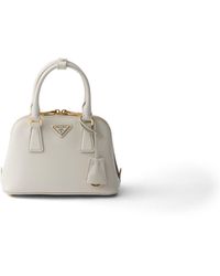 Prada - Promenade Mini Saffiano Leather Bag - Lyst