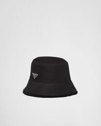 Prada - Nylon Hat - Lyst
