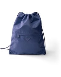 Prada - Re-Nylon Drawstring Backpack - Lyst