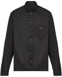 Prada - Camisa De Re-Nylon, Hombre, Talla - Lyst