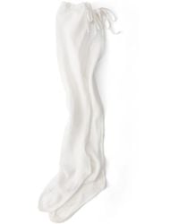 Prada - Over-The-Knee Cotton Socks - Lyst