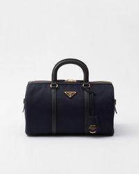 Prada - Re-Edition 1978 Medium Re-Nylon And Saffiano Leather Top-Handle Bag - Lyst