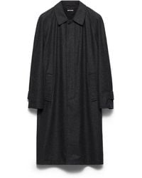 Prada - Re-Wool Coat - Lyst