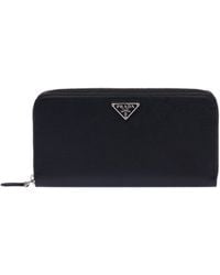 Prada - Saffiano Leather Wallet - Lyst