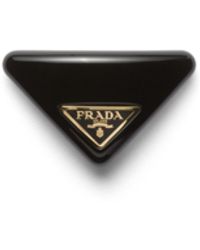 Prada - Hair Clip With Triangle Logo - Lyst