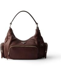 Prada - Medium Washed Leather Bag - Lyst