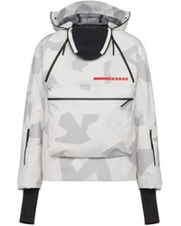 Prada - Printed Technical Fabric Snowboard Jacket - Lyst