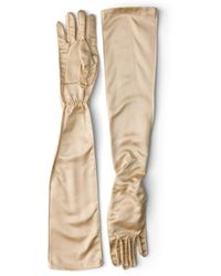 Prada - Satin Gloves, Size 7,5 - Lyst