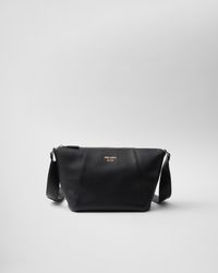 Prada - Medium Leather Shoulder Bag - Lyst