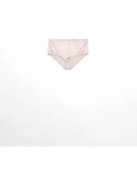 Prada - Vintage-Look Satin Briefs - Lyst