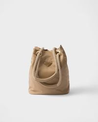 Prada - Kleine Mariner Bucket Bag Aus Re-Nylon - Lyst