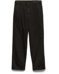Prada - Pantalones De Algodón, Hombre, Talla - Lyst