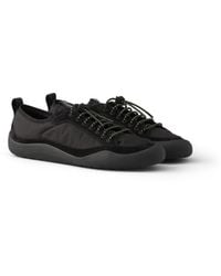 Prada - Speedrock Re-Nylon And Suede Sneakers, Size 6 - Lyst