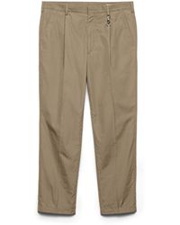 Prada - Cotton Pants With Key Ring - Lyst