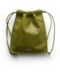 Prada - Nappa Leather Smartphone Pouch - Lyst