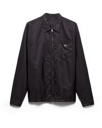 Prada - Re-Nylon Zipper Shirt - Lyst