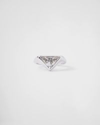 Prada - Eternal Gold Ring In White Gold With Laboratory-grown Diamond - Lyst