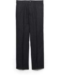 Prada - Linen Pants - Lyst