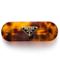 Prada - Fermaglio Per Capelli Con Logo Triangolo, Donna - Lyst