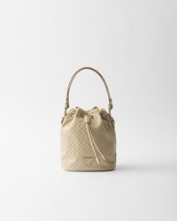 Prada - Mini Bag Aus Re-Nylon Mit Nieten - Lyst