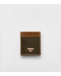 Prada - Portefeuille En Re-Nylon Et Cuir Avec Porte-Monnaie - Lyst