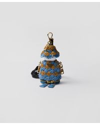 Prada - Soft Robot Crochet Bag Pendant - Lyst