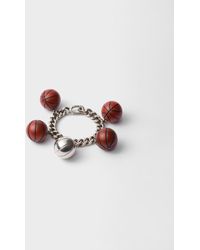 Prada - Metal Basketball Bracelet - Lyst