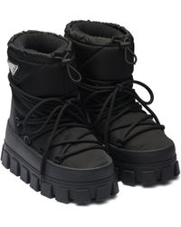 Prada - Re-Nylon Gabardine Après-Ski Boots - Lyst