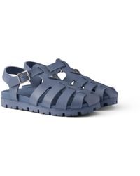 Prada - Rubber Fisherman Sandals - Lyst