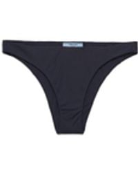 Prada - Ribbed Knit Bikini Bottom - Lyst
