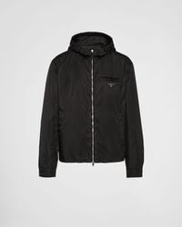 Prada - Re-Nylon Kapuzenjacke - Lyst