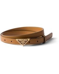 Prada - Saffiano Leather Belt - Lyst