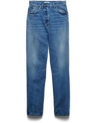 Prada - Wide-Leg Denim Jeans - Lyst