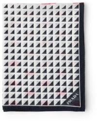 Prada - Printed Cotton Pareo - Lyst