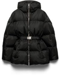 Prada - Re-Nylon Hooded Down Jacket - Lyst