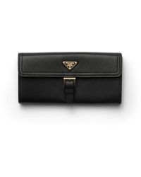 Prada - Large Nappa Leather Wallet - Lyst