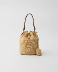 Prada - Crochet Bucket Bag - Lyst