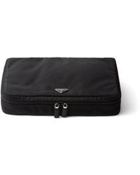 Prada - Large Re-Nylon Zipper Pouch - Lyst