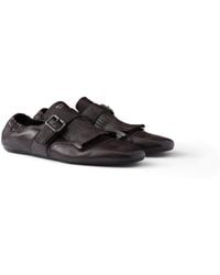 Prada - Shuffle Monkstrap-Schuhe Mit Fransen, Herren, Größe 10,5 - Lyst