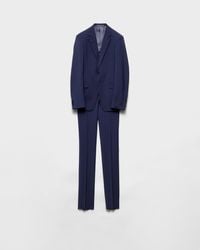 Prada - Single Breasted Wool And Mohair Suit - Lyst