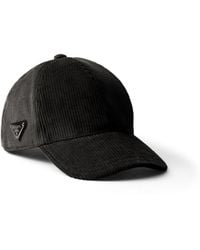 Prada - Corduroy Baseball Cap - Lyst