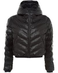 Prada - Plumífero Con Capucha De Re-Nylon Ligero, Mujer, Talla - Lyst