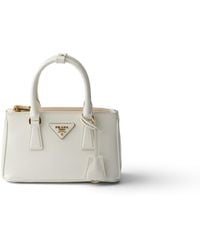 Prada - Galleria Patent Saffiano Leather Mini-Bag - Lyst