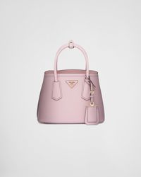 Prada - Double Saffiano Leather Mini-bag - Lyst