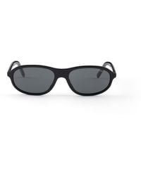 Prada - Sunglasses With The Iconic Metal Plaque - Lyst